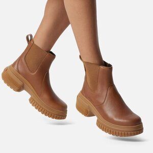 Sorel Ona Ave Women's Waterproof Chelsea Boot Brown Tan Size 8